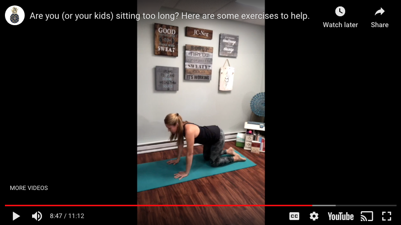 Are you or your kids sitting too much while working at home?